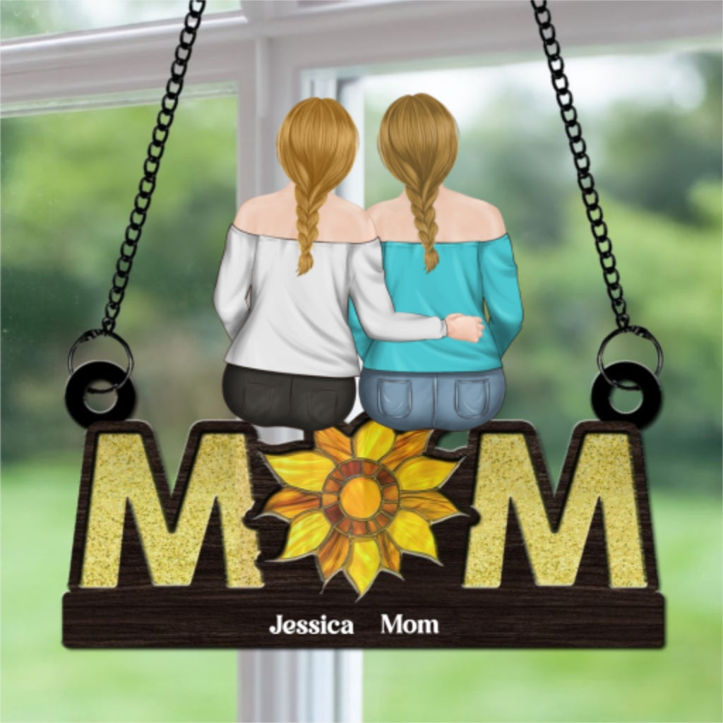 Sunflower Love - Personalized Custom Suncatcher