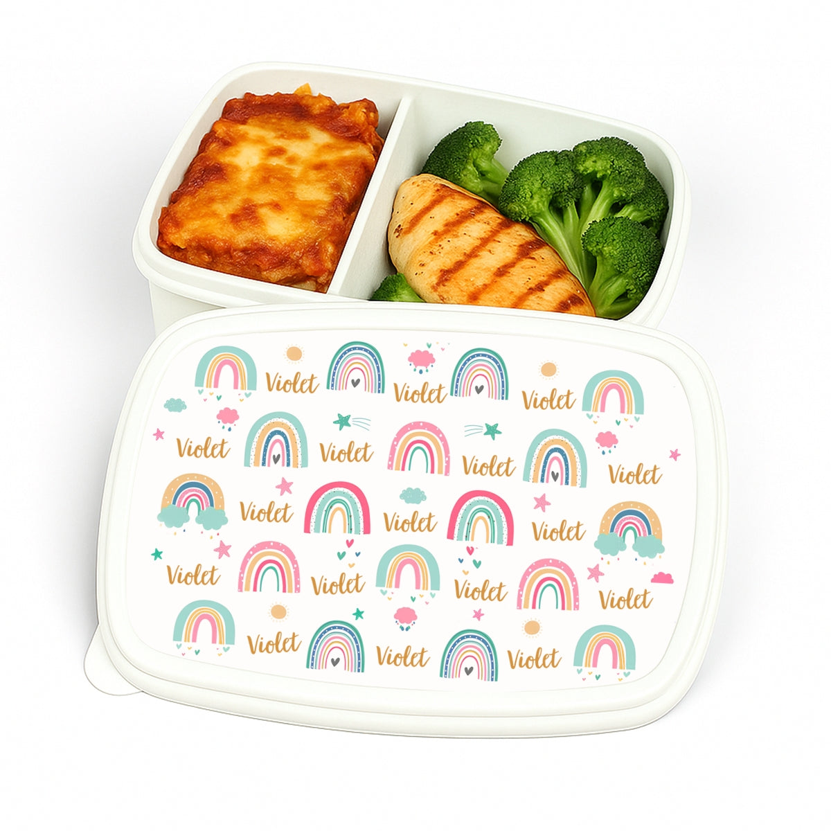 Eat Love Rainbow - Personalized Custom Lunch Box