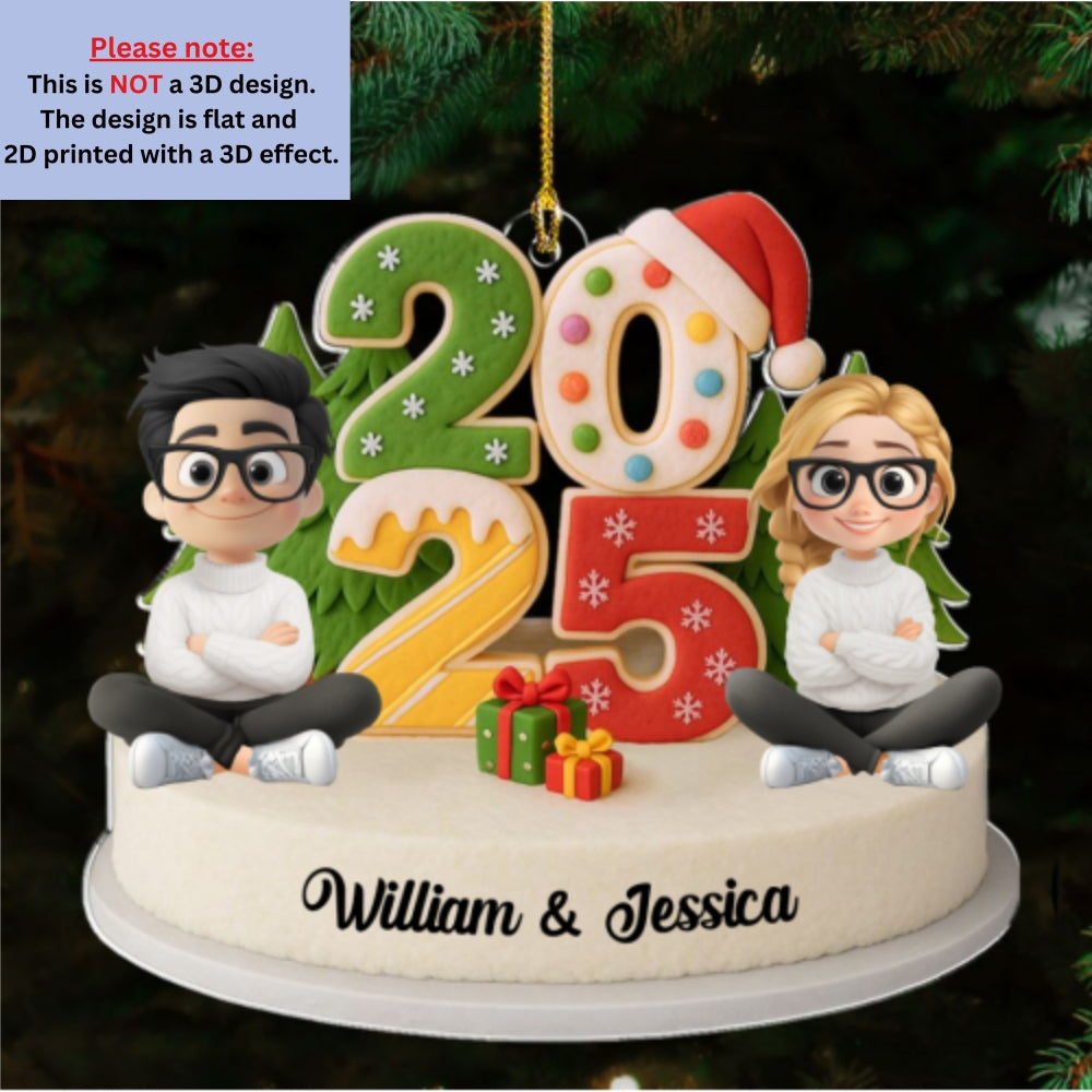 Our Christmas Crew - Personalized Custom Acrylic Ornament