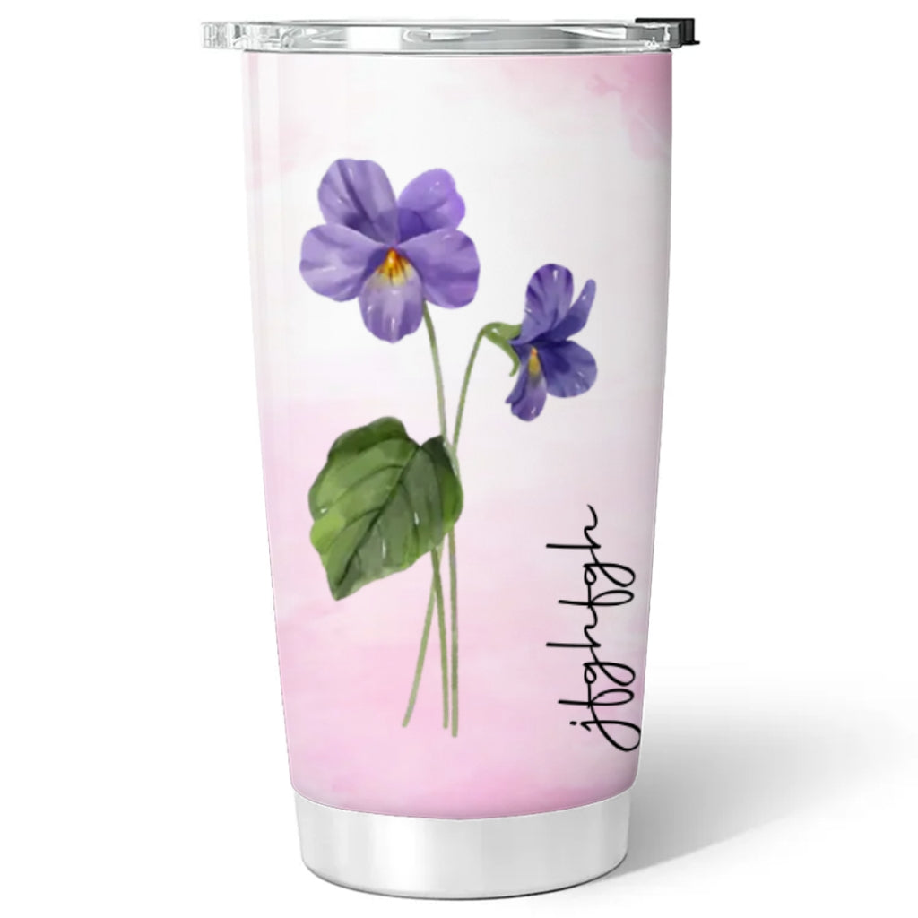 Live Bloom Wildly - Personalized Custom Tumbler