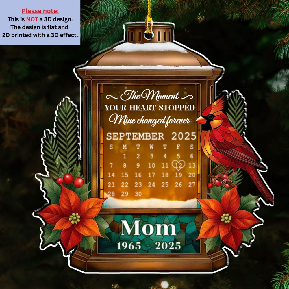 Peace Love Remembrance - Personalized Custom Acrylic Ornament