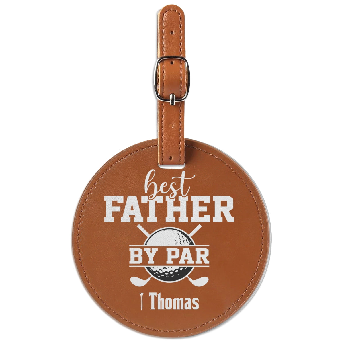 Best Dad By Par - Personalized Custom Golf Tee Bag