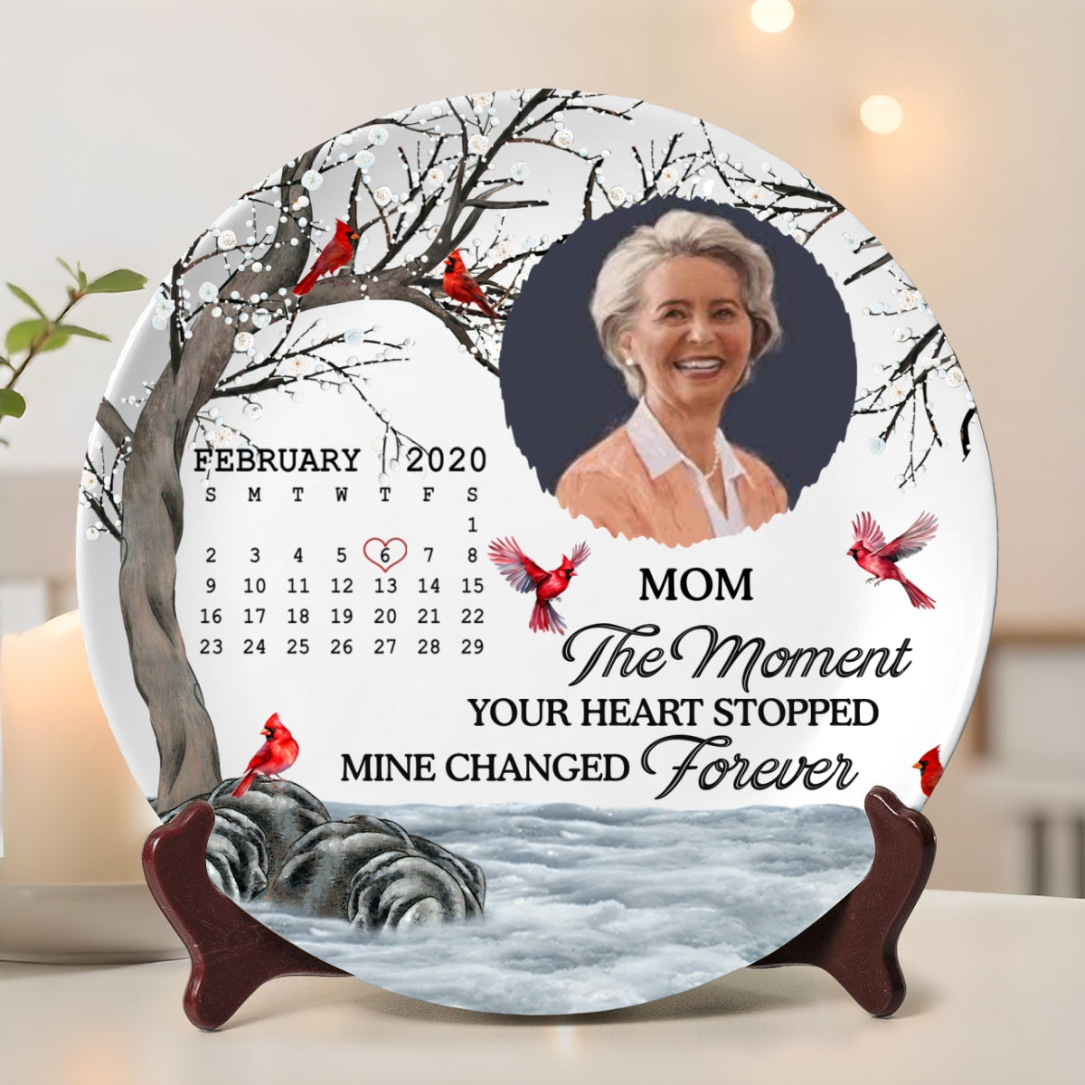 My Heart Changed Forever - Personalized Custom Plate