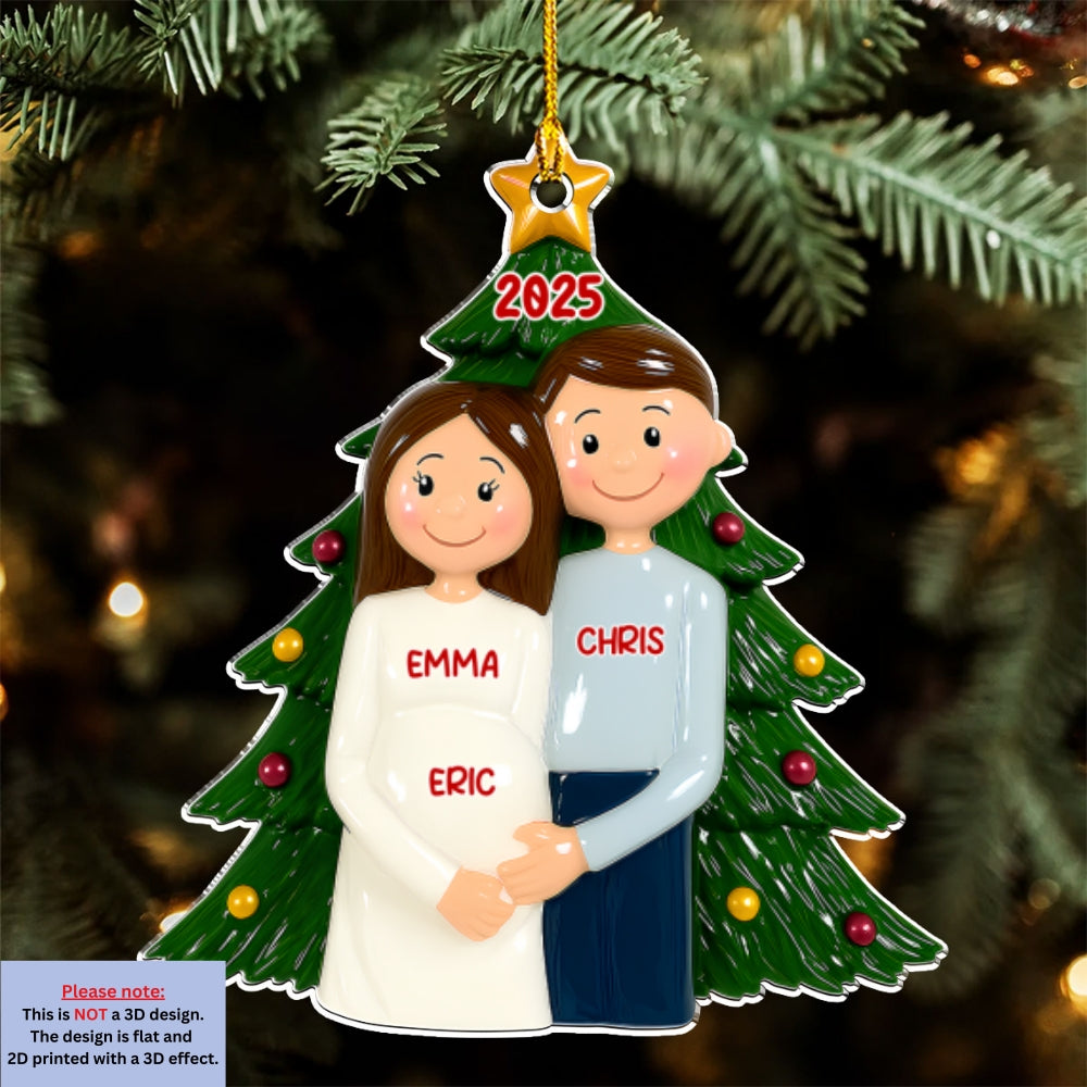 Merry Moments - Personalized Custom 3D Effect Acrylic Ornament