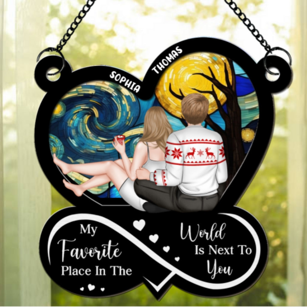 My Favorite Place - Personalized Custom Suncatcher