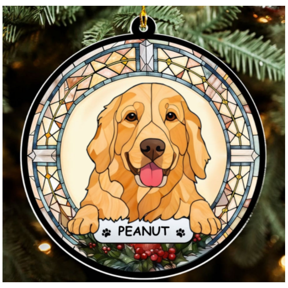 Cheerful Christmas - Personalized Custom Acrylic Ornament