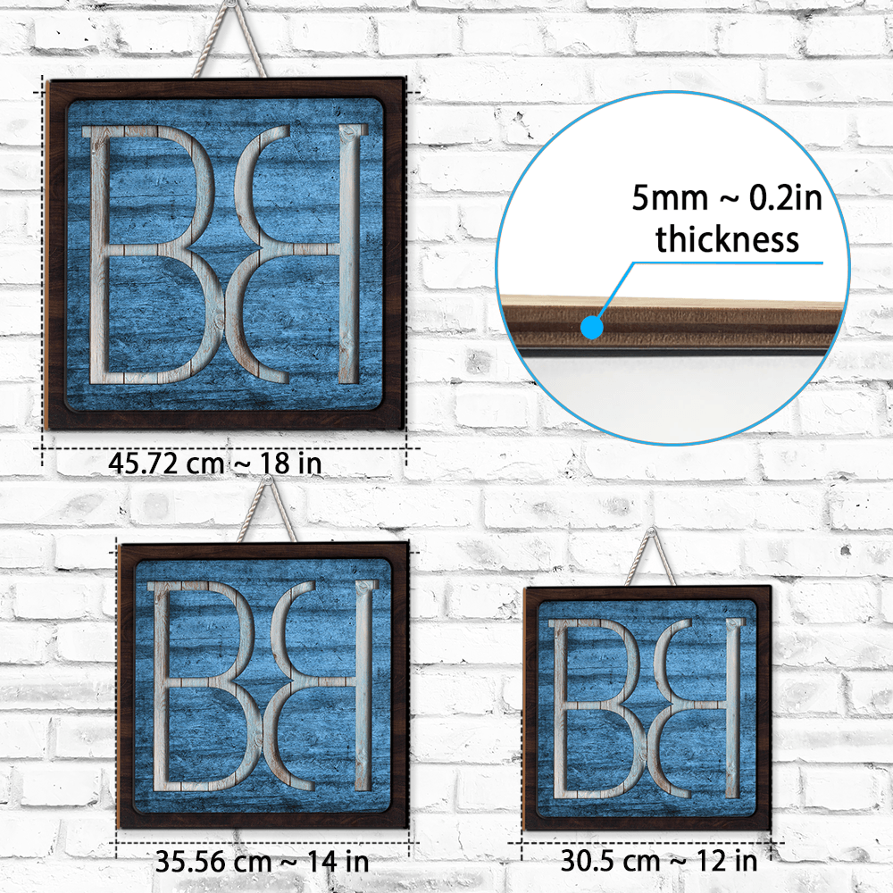 This Is Our Home - Personalized Custom Wood Sign