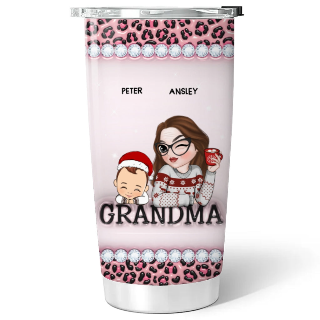 I Am A Professional Grandma - Personalized Custom 3D Inflated Effect Tumbler