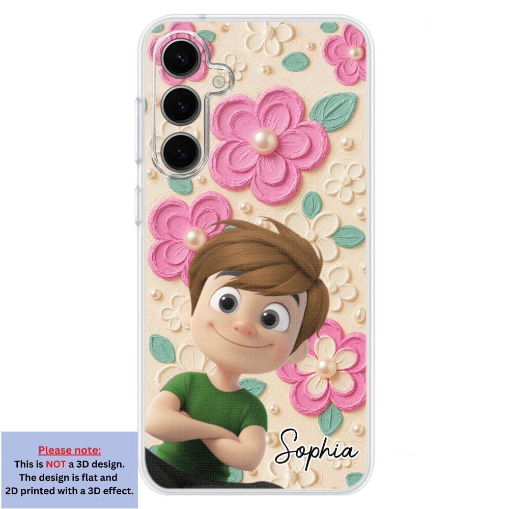 Proud Of Being Grandma Ver 2 - Personalized Custom 3D Effect Phone Case