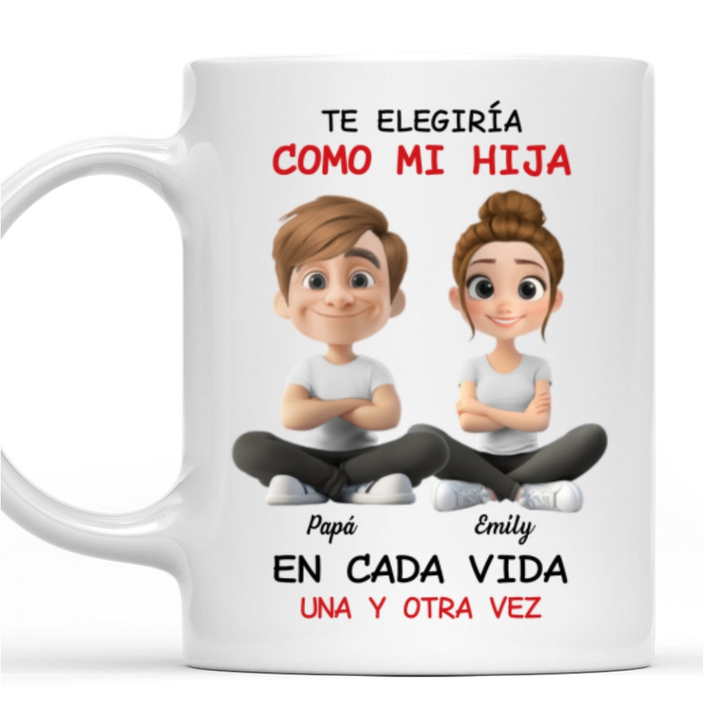 Always Choose You 2 - Personalized Custom Coffee Mug