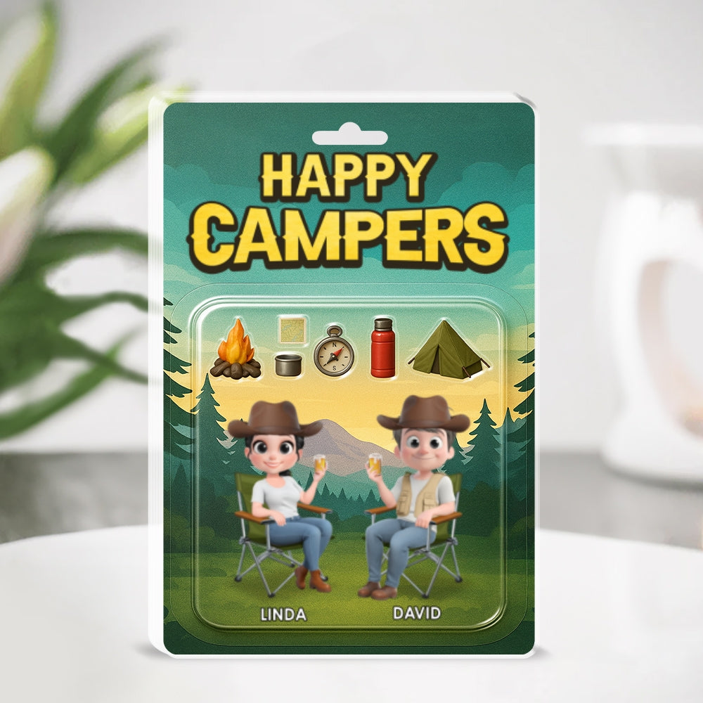 Happy Campers - Personalized Custom Acrylic Plaque