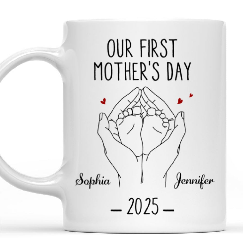 Our First Mother Day - Personalized Custom Coffee Mug