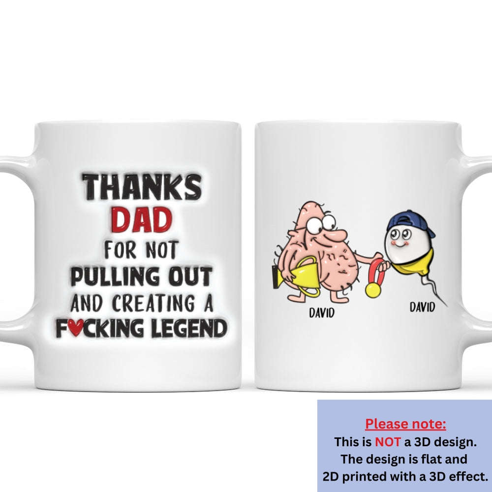 I Got Superior Sperm - Personalized Custom 3D Inflated Effect Mug