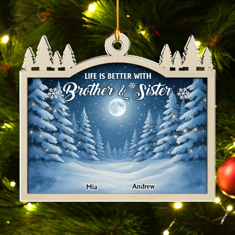 The Greatest Gift Gave Us - Personalized Custom Acrylic Ornament