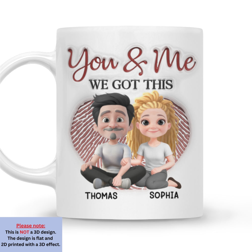 Annoying Each Other For Many Years - Personalized Custom 3D Inflated Effect Mug