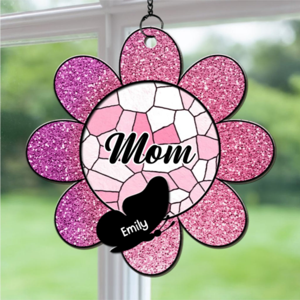 Butterfly Grandma - Personalized Custom Suncatcher