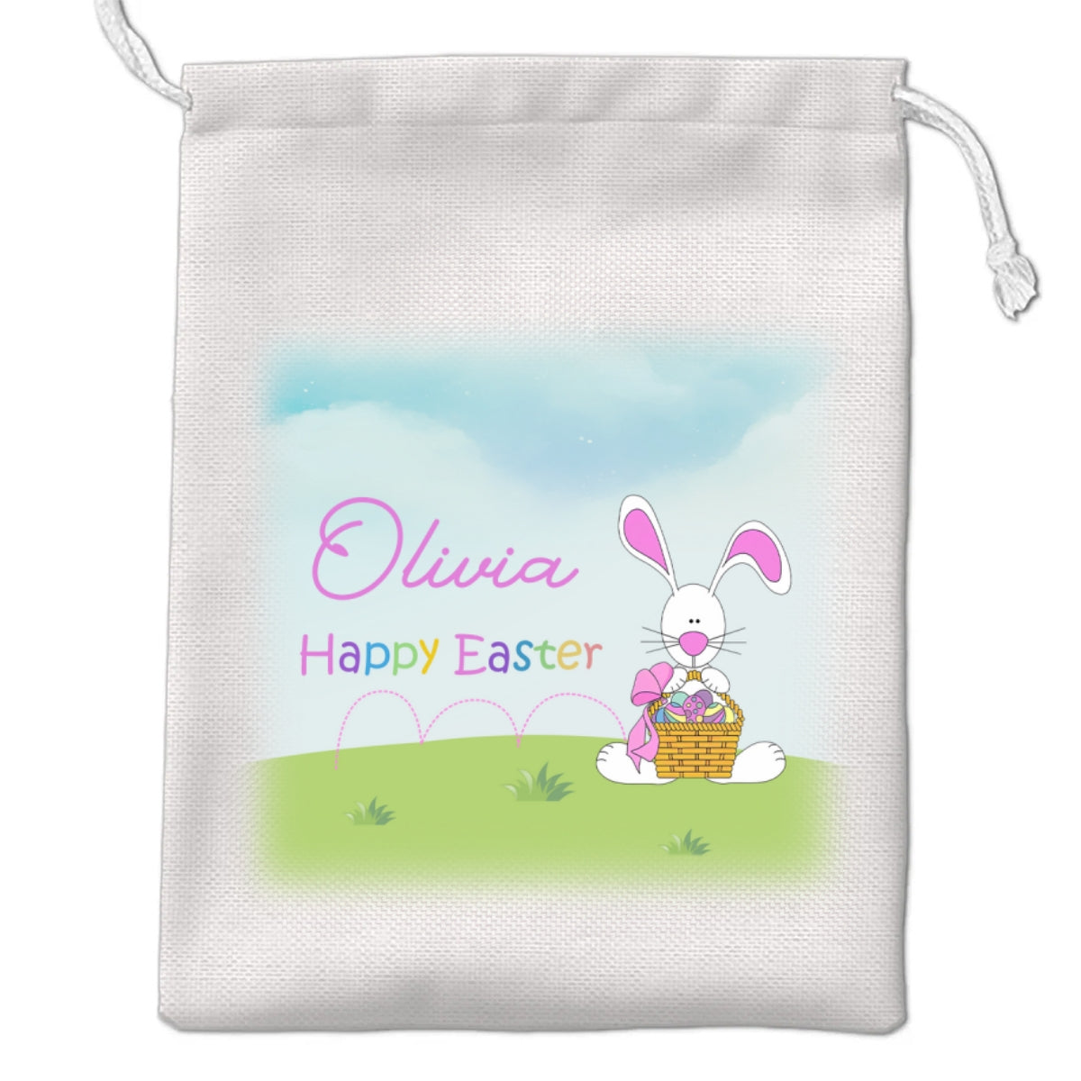 Happy Easter Colorful - Personalized Custom Favor Bag