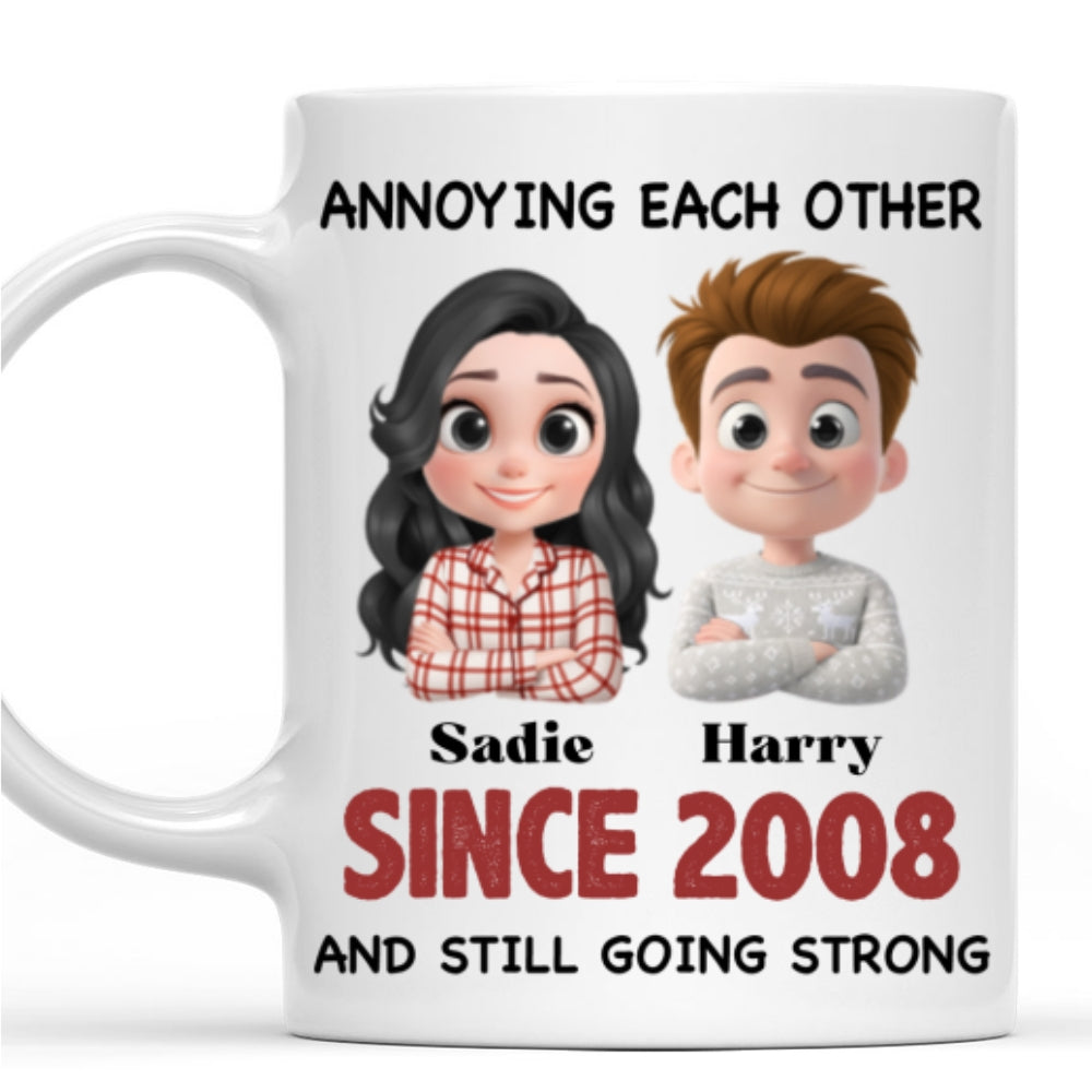 Love Forever Christmas Ver - Personalized Custom Coffee Mug