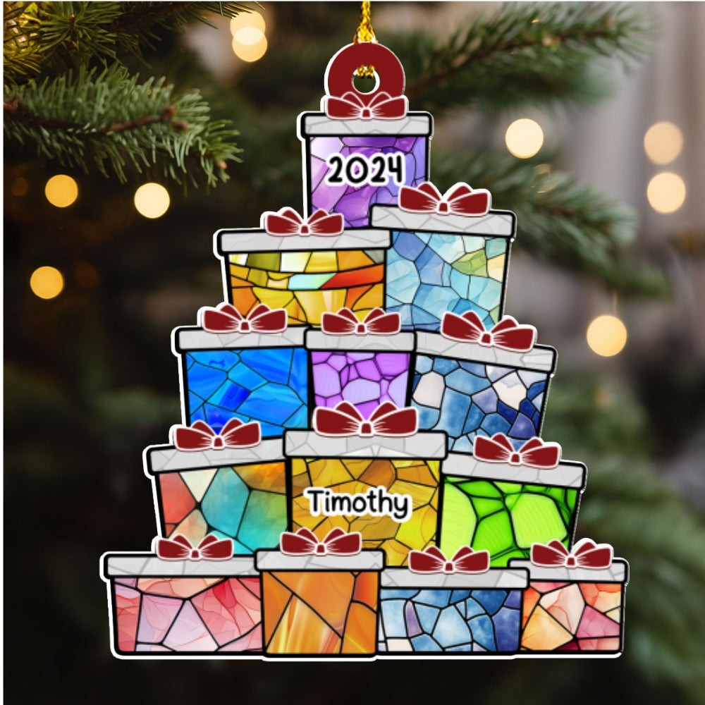 Enjoy Christmas Together - Personalized Custom Acrylic Ornament