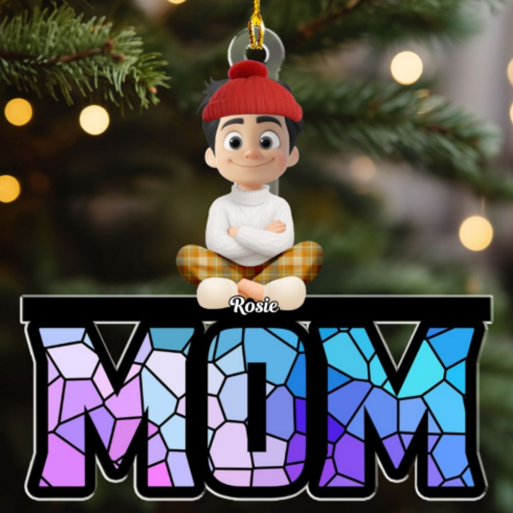 Mother Is Our Sunshine - Personalized Custom Acrylic Ornament