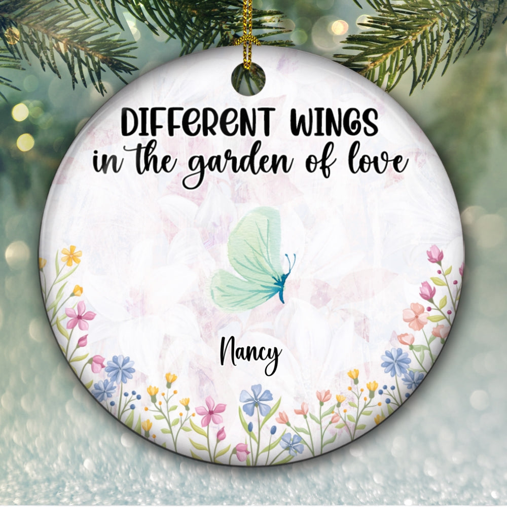 Garden Of Love - Personalized Custom Ceramic Ornament