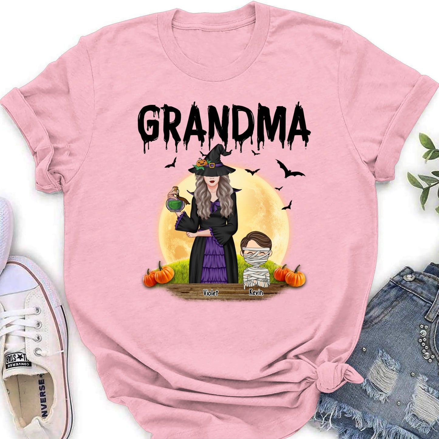 Witch Grandma - Personalized Custom Shirt