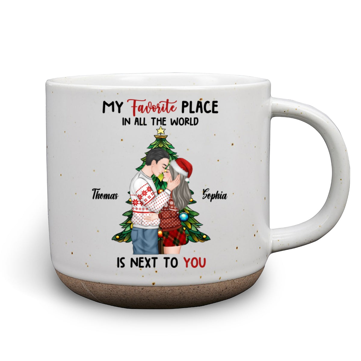 You Are My Favorite Place - Personalized Custom Pottery Mug