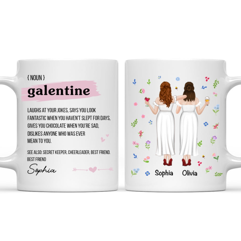 Friendship Definition Sign - Personalized Custom Coffee Mug