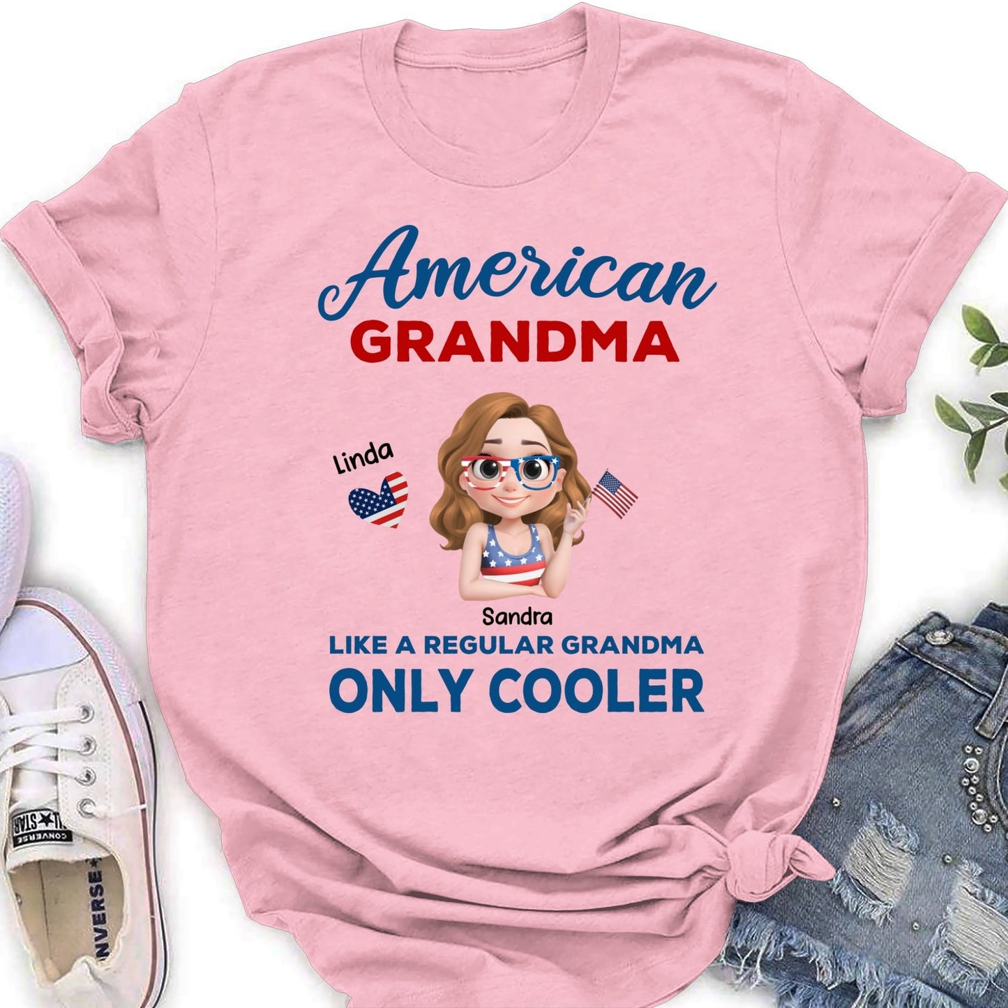 Cooler Grandma - Personalized Custom Shirt