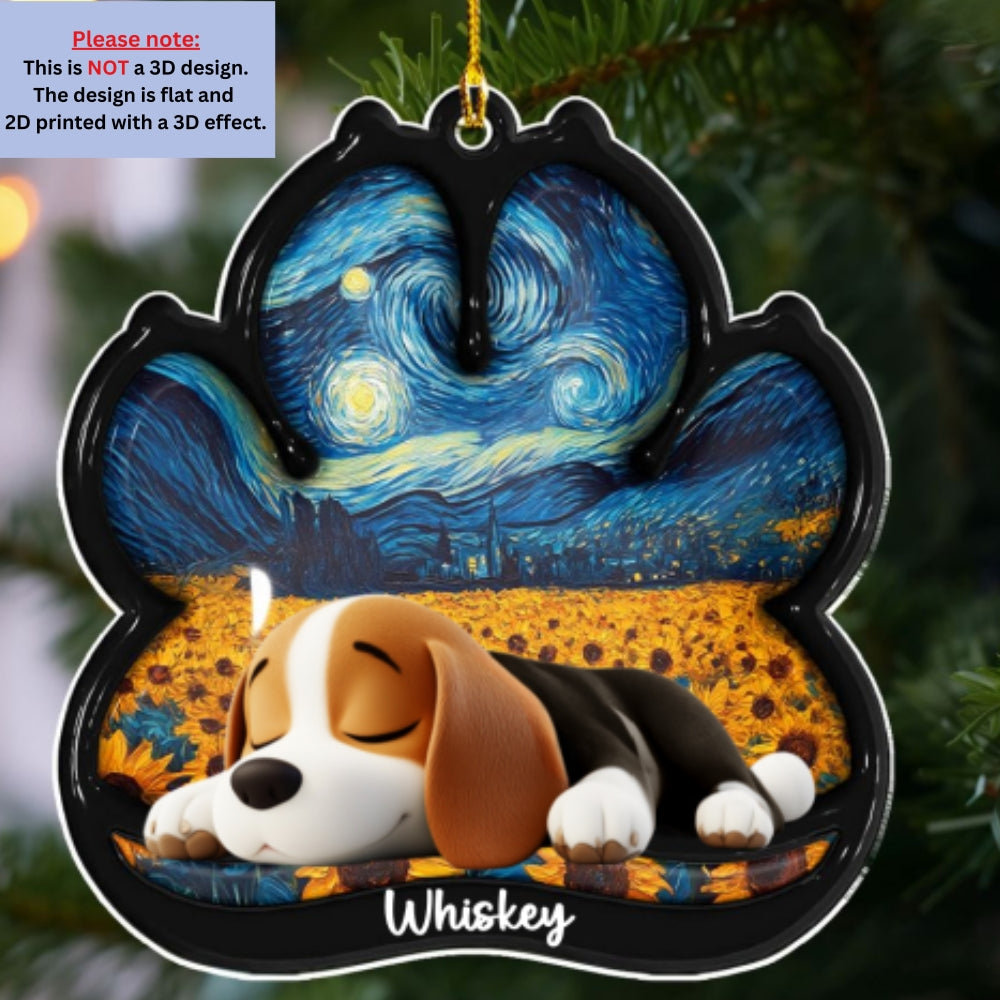 Lay Here With Me - Personalized Custom 3D Effect Acrylic Ornament