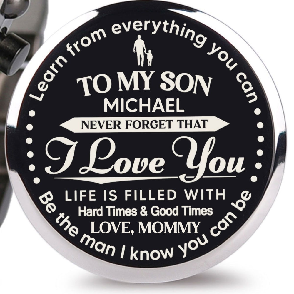 Never Forget That - Personalized Engraved Wooden Watches GQ026