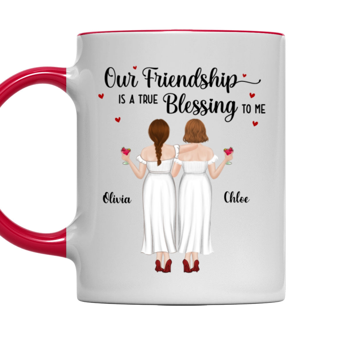 Blessing To Me - Personalized Custom Accent Mug