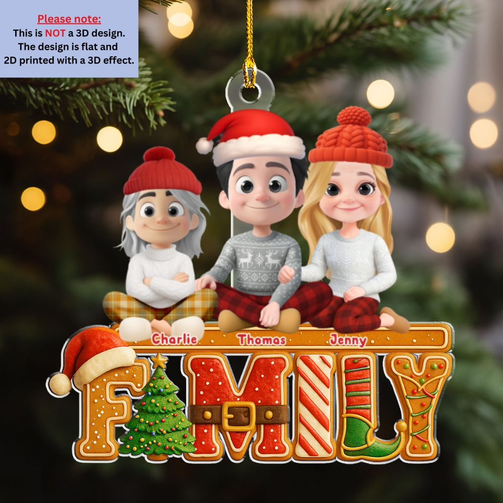 Our Christmas Cake Crew - Personalized Custom Acrylic Ornament