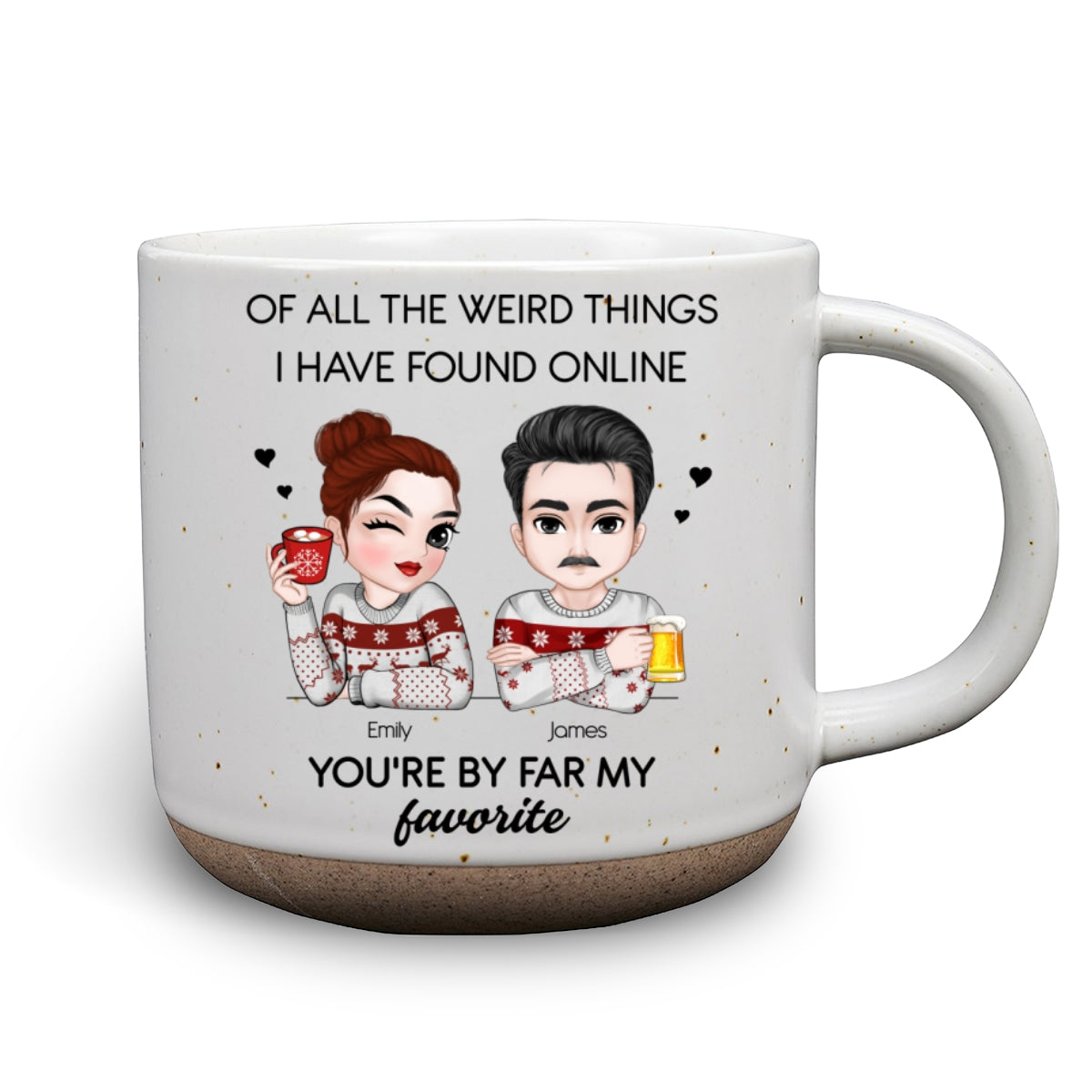 I Have Found Online - Personalized Custom Pottery Mug