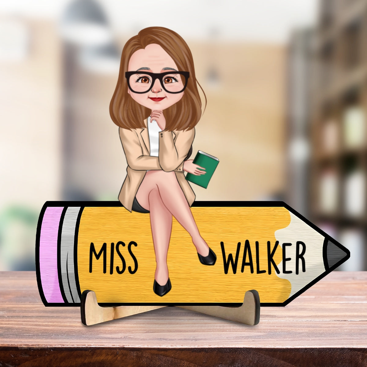 Teaching Is My Jam - Personalized Custom Wooden Plaque