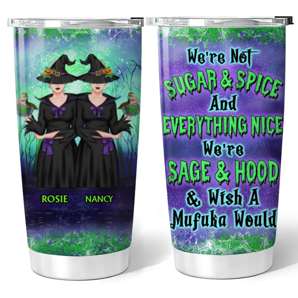 Besties Witch - Personalized Custom Tumbler
