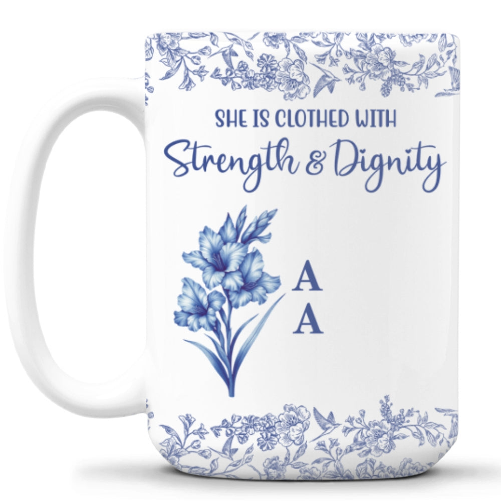 Strong In Faith Always - Personalized Custom Coffee Mug