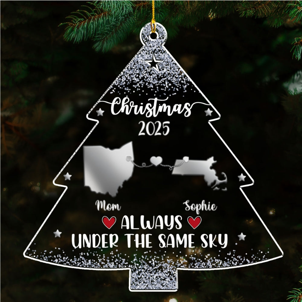 Under The Same Sky - Personalized Custom Acrylic Ornament