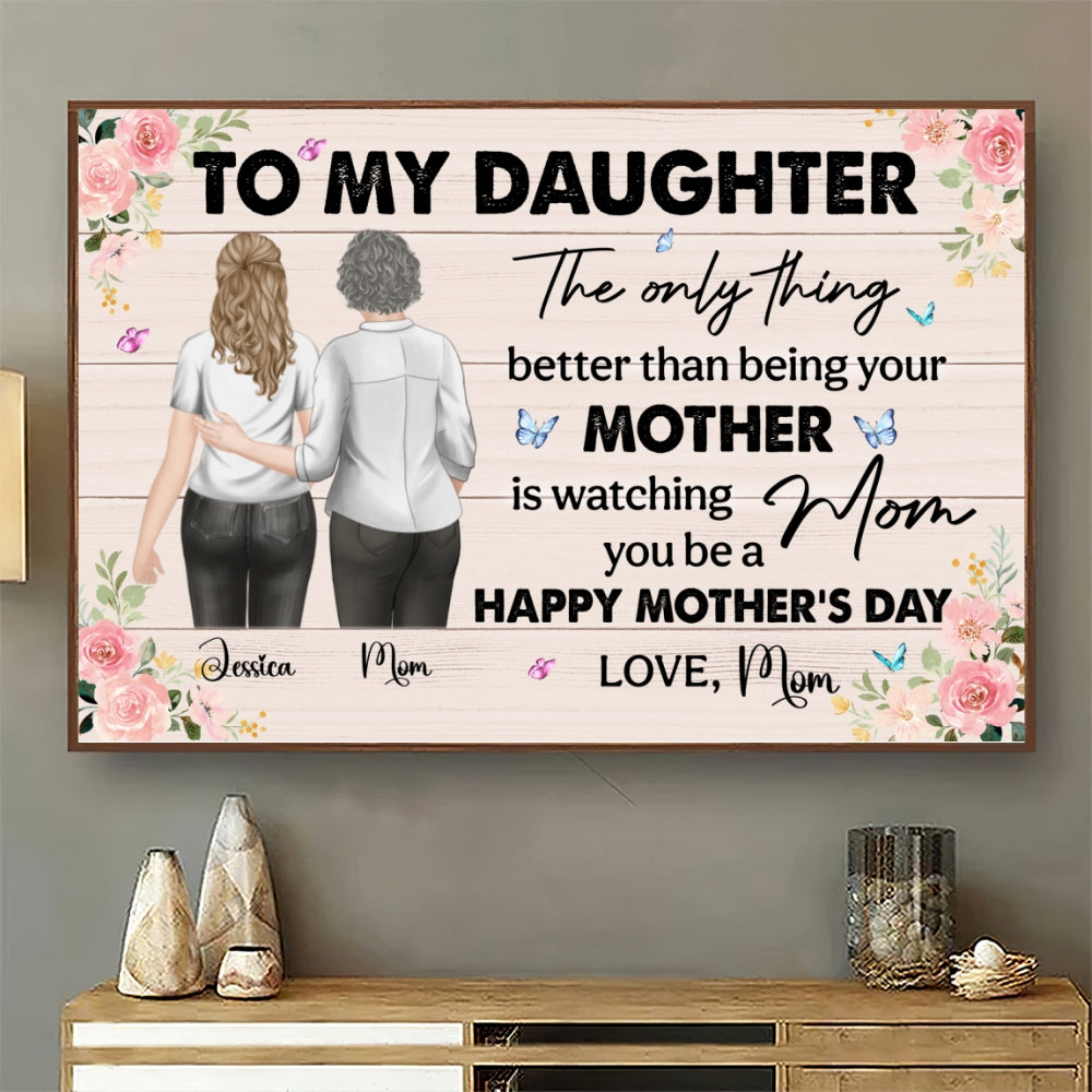 To My Daughter - Personalized Custom Poster