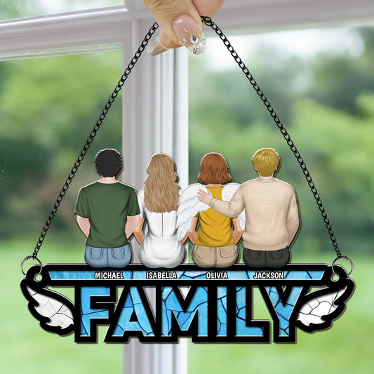 Family I'm Always With You - Personalized Custom Suncatcher