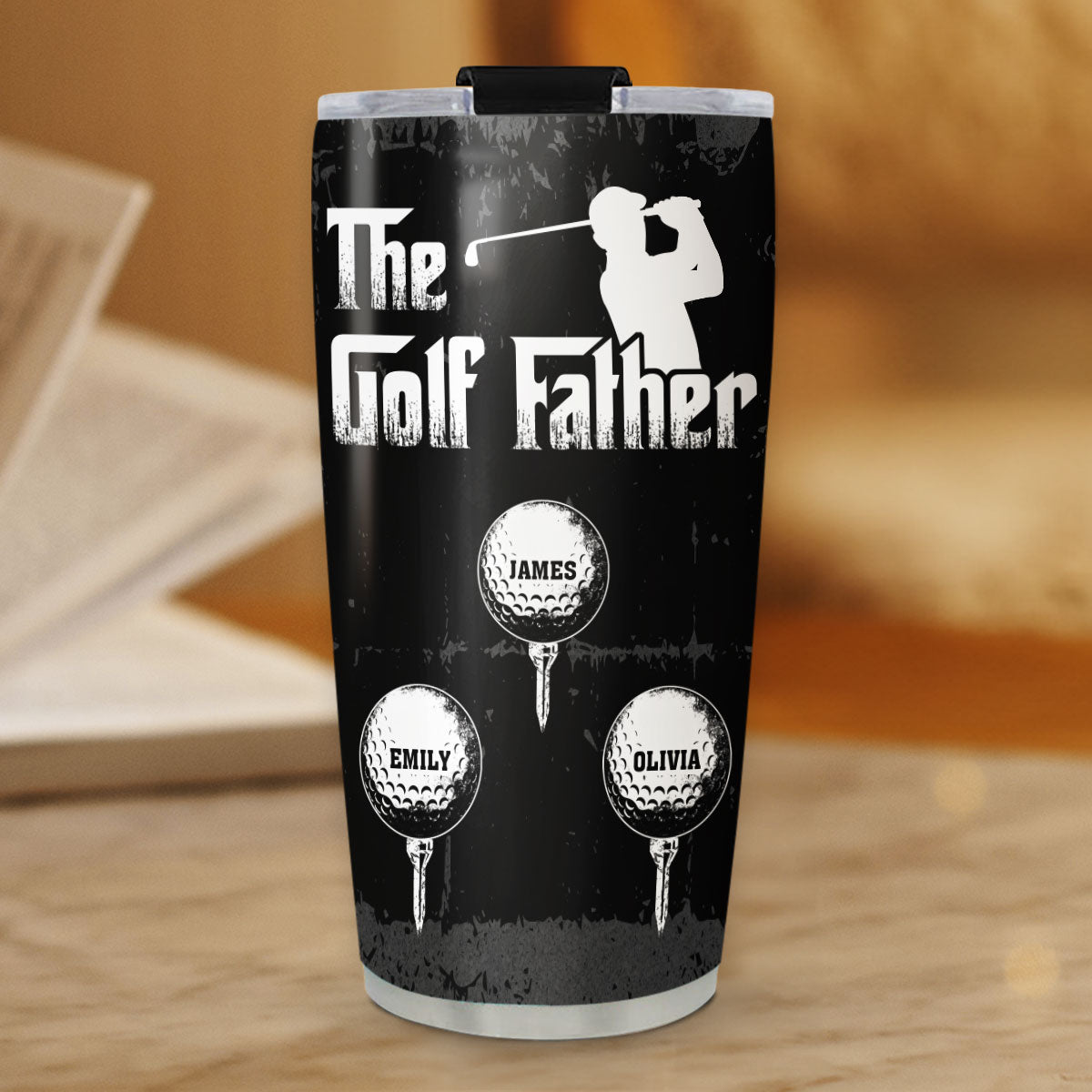 Golf Dad - Personalized Custom Tumbler