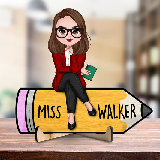 Teaching Is My Jam - Personalized Custom Wooden Plaque