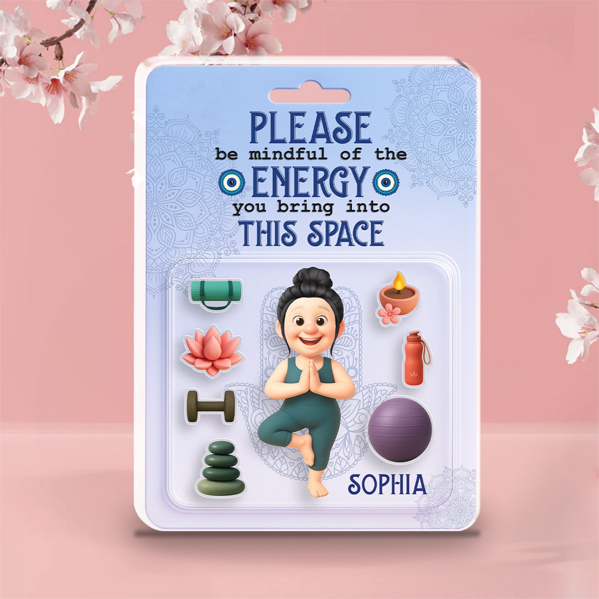 Please Be Mindful Of The Energy - Personalized Custom Acrylic Plaque