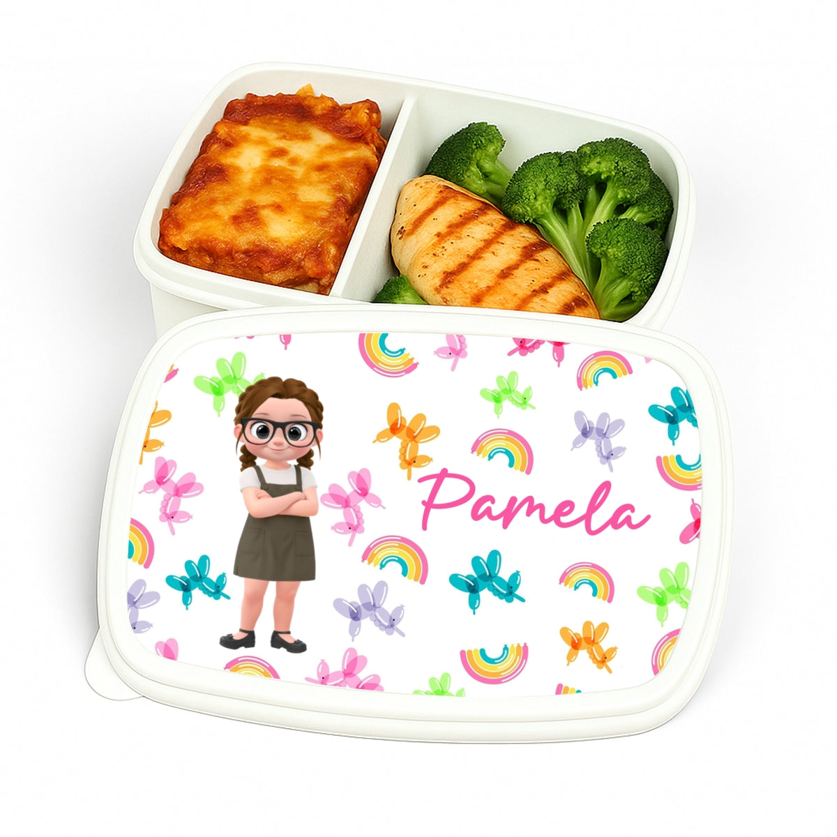 Bubble Rainbow Safe Cartoonize - Personalized Custom Lunch Box