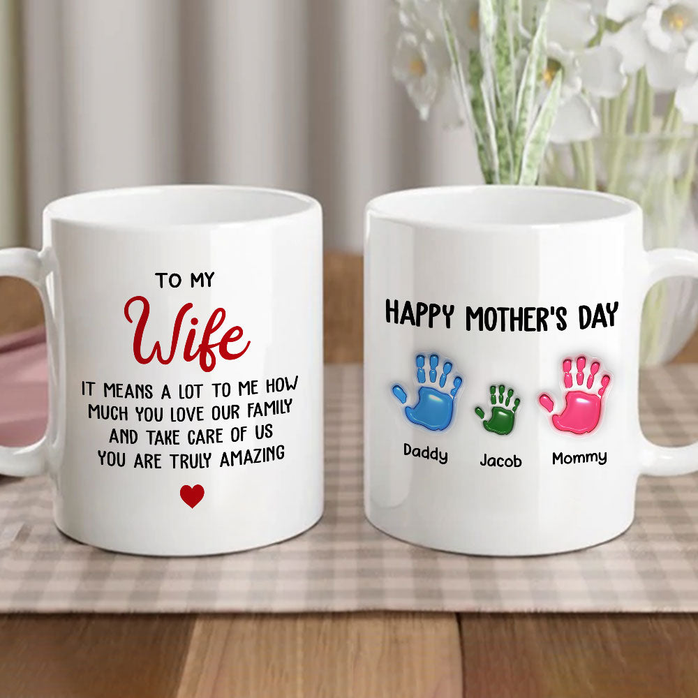 Amazing Wife - Personalized Custom 3D Inflated Effect Mug