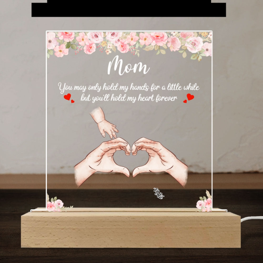 Hold Our Hearts - Personalized Custom LED Light