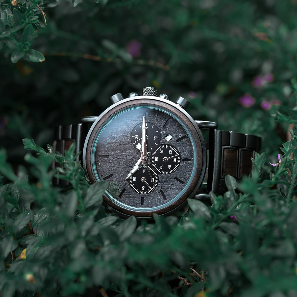 The Best Dad Ever - Personalized Engraved Wooden Watches GQ026