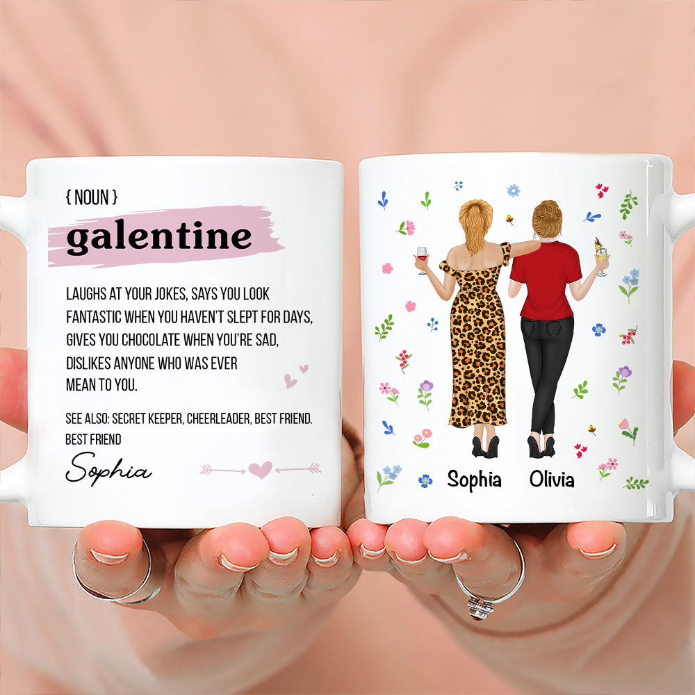 Friendship Definition Sign - Personalized Custom Coffee Mug