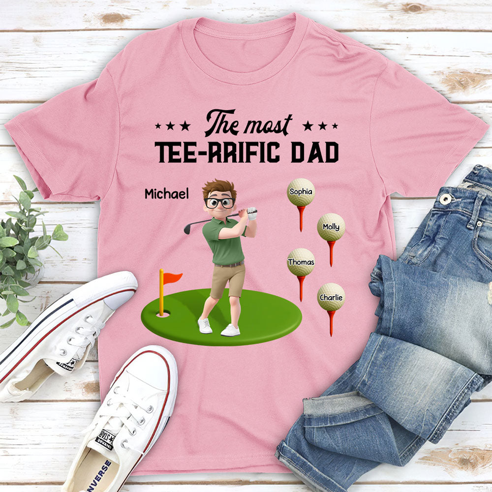 Most Terrific Golf Dad - Personalized Custom Shirt