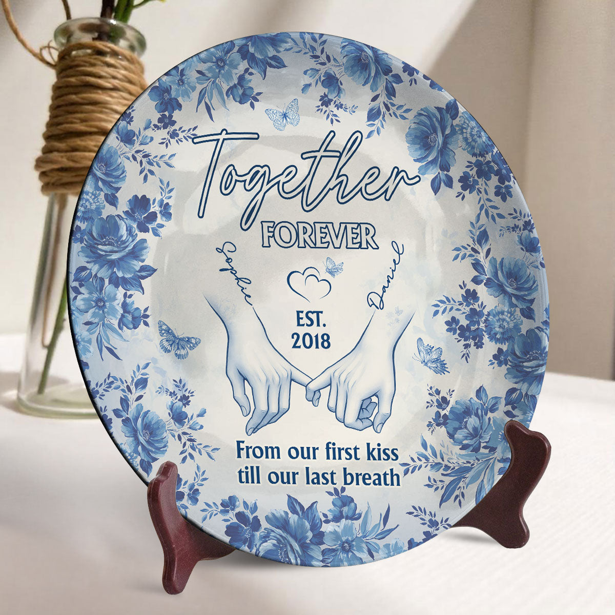 Forever With You - Personalized Custom Plate